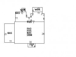 99 Erie Ave, Newton MA  02461-1515 floor plan