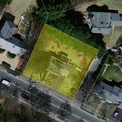 81 Woodward St, Newton MA 02461-1310 aerial view