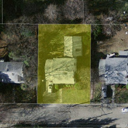 56 Clinton Pl, Newton MA 02459-1141 aerial view