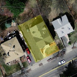 919 Watertown St, Newton MA 02465-2123 aerial view