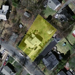 14 Larchmont Ave, Newton MA 02468-2031 aerial view