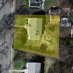 37 Charlotte Rd, Newton MA 02459-1707 aerial view