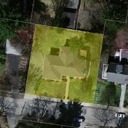 31 Fredana Rd, Newton MA 02468-1103 aerial view