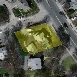 105 Waltham St, Newton MA 02465-1331 aerial view