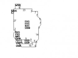 334 Franklin St, Newton MA 02458-2301 floor plan
