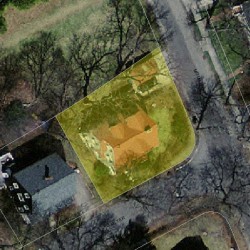 3 Oak Ter, Newton MA  02461-1409 aerial view