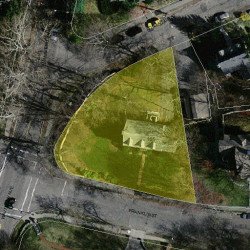 185 Franklin St, Newton MA 02458-2413 aerial view