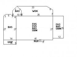 260 Quinobequin Rd, Newton MA 02468-1817 floor plan