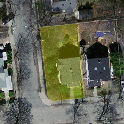 17 Ware Rd, Newton MA 02466-1415 aerial view