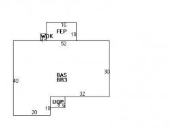 63 Bound Brook Rd, Newton MA  02461-2014 floor plan