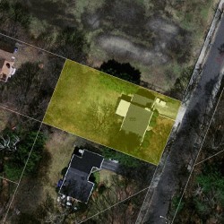 155 Beethoven Ave, Newton MA 02468-1731 aerial view