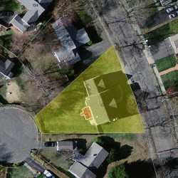 120 Hanson Rd, Newton MA  02459-3646 aerial view