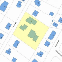 56 Smith Ave, Newton MA 02465-1554 plot plan