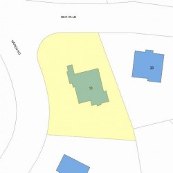 10 Karen Rd, Newton MA 02468-1124 plot plan