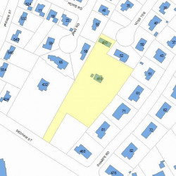 450 Dedham St, Newton MA 02459-2929 plot plan