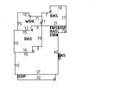 211 Church St, Newton MA 02458-1905 floor plan