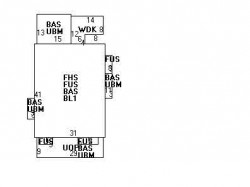 95 Lincoln St, Newton MA 02461-1541 floor plan