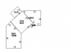 70 Bigelow Rd, Newton MA  02465-3004 floor plan
