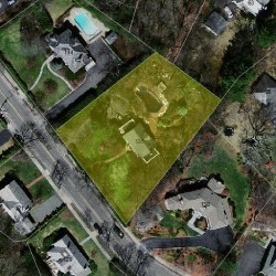 126 Valentine St, Newton MA 02465-3028 aerial view