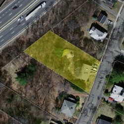 315 Central St, Newton MA 02466-2228 aerial view