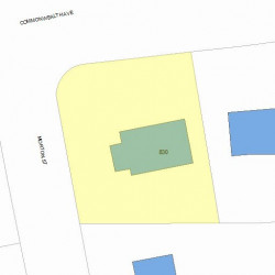 830 Commonwealth Ave, Newton MA 02459-1020 plot plan
