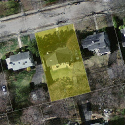 34 Halcyon Rd, Newton MA 02459-2432 aerial view