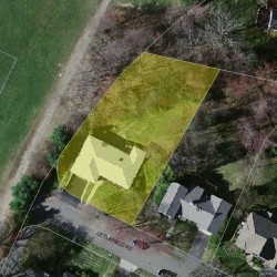 99 Littlefield Rd, Newton MA  02459-3010 aerial view