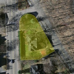 97 Cypress St, Newton MA 02459-2246 aerial view