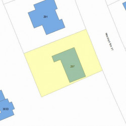 297 Winchester St, Newton MA 02461-2042 plot plan