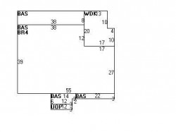 93 Andrew St, Newton MA 02461-2144 floor plan