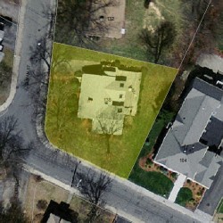 138 Tolman St, Newton MA 02465-1022 aerial view