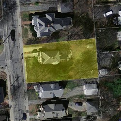 88 Harvard St, Newton MA 02460-2232 aerial view