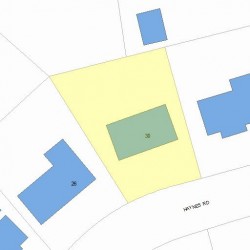 30 Haynes Rd, Newton MA  02459-2715 plot plan