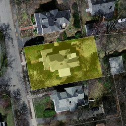 28 Lenox St, Newton MA 02465-2717 aerial view