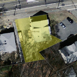 1100 Boylston St, Newton MA 02461-1345 aerial view