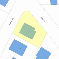 6 Billings Park, Newton MA 02458-2013 plot plan