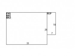 21 Oak Ave, Newton MA 02465-1814 floor plan