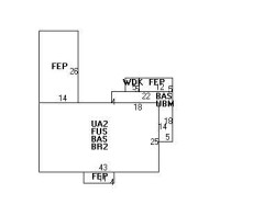 203 Mount Vernon St, Newton MA 02465-2516 floor plan