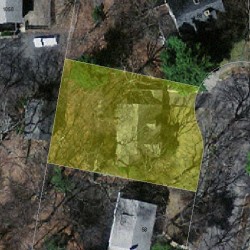 62 Pine Crest Rd, Newton MA  02459-2118 aerial view