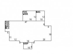 36 Dexter Rd, Newton MA 02460-2318 floor plan