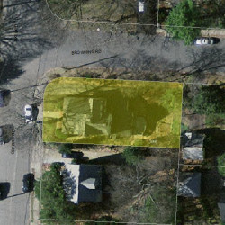 82 Oxford Rd, Newton MA 02459-2406 aerial view