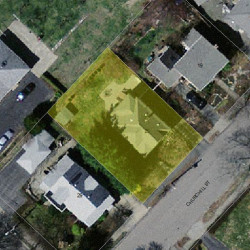 25 Churchill St, Newton MA 02460-1406 aerial view