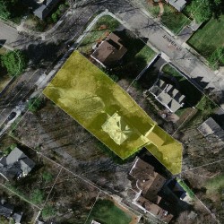 166 Greenwood St, Newton MA  02459-3042 aerial view