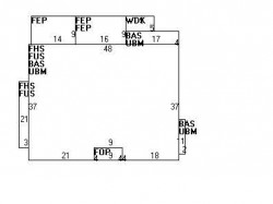 109 Sargent St, Newton MA  02458-2337 floor plan