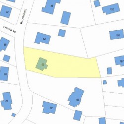 60 Williston Rd, Newton MA  02466-2270 plot plan