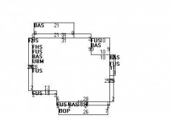 211 Bellevue St, Newton MA 02458-1812 floor plan