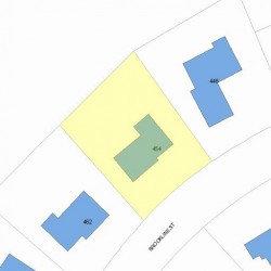 454 Brookline St, Newton MA  02459-3146 plot plan