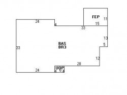 210 Evelyn Rd, Newton MA 02468-1043 floor plan