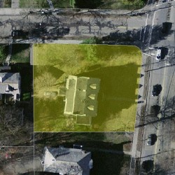 1005 Centre St, Newton MA 02459-1621 aerial view