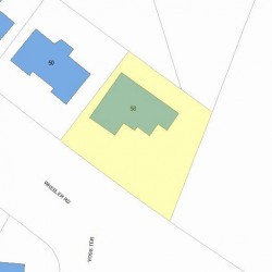 58 Wheeler Rd, Newton MA  02459-3068 plot plan